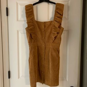 Very J Corduroy Dress